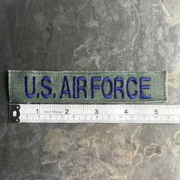 U.S. AIR FORCE embroidered tape patch - vintage - Picture 8 of 10